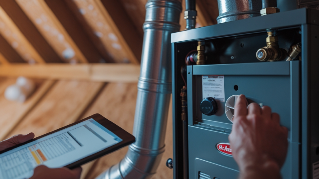 High efficiency gas furnace venting code requirements diagram showing safe and compliant installation setup.