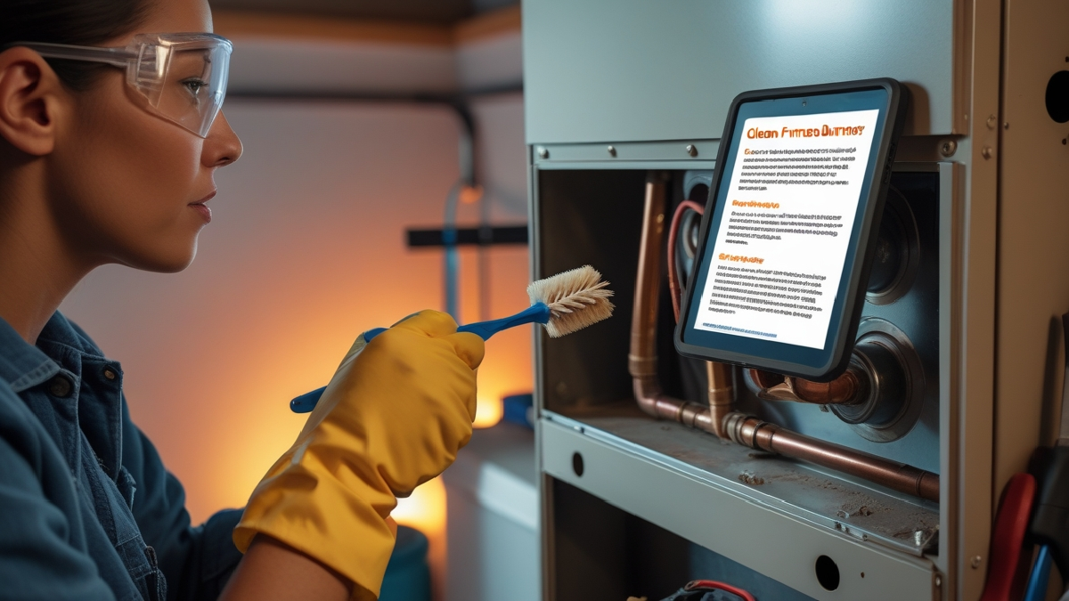 How to Clean Furnace Burners Safely
